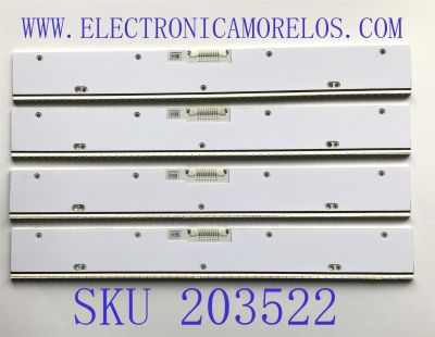 KIT DE LED'S PARA TV SAMSUNG ( 4 PZ ) / NUMERO DE PARTE BN96-29073A / BN9629073A / 29073A / V5LE-650SM0-R2 / PANEL CY-KF650FSLV2H / MODELO UN65F9000AFXZA UD07  / (( MAS MODELOS EN DESCRIPCIÓN ))